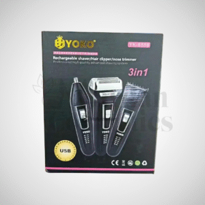 Yoko YK-6558 3-in-1 Rechargeable Shaver / Trimmer / Nose Hair Clipper